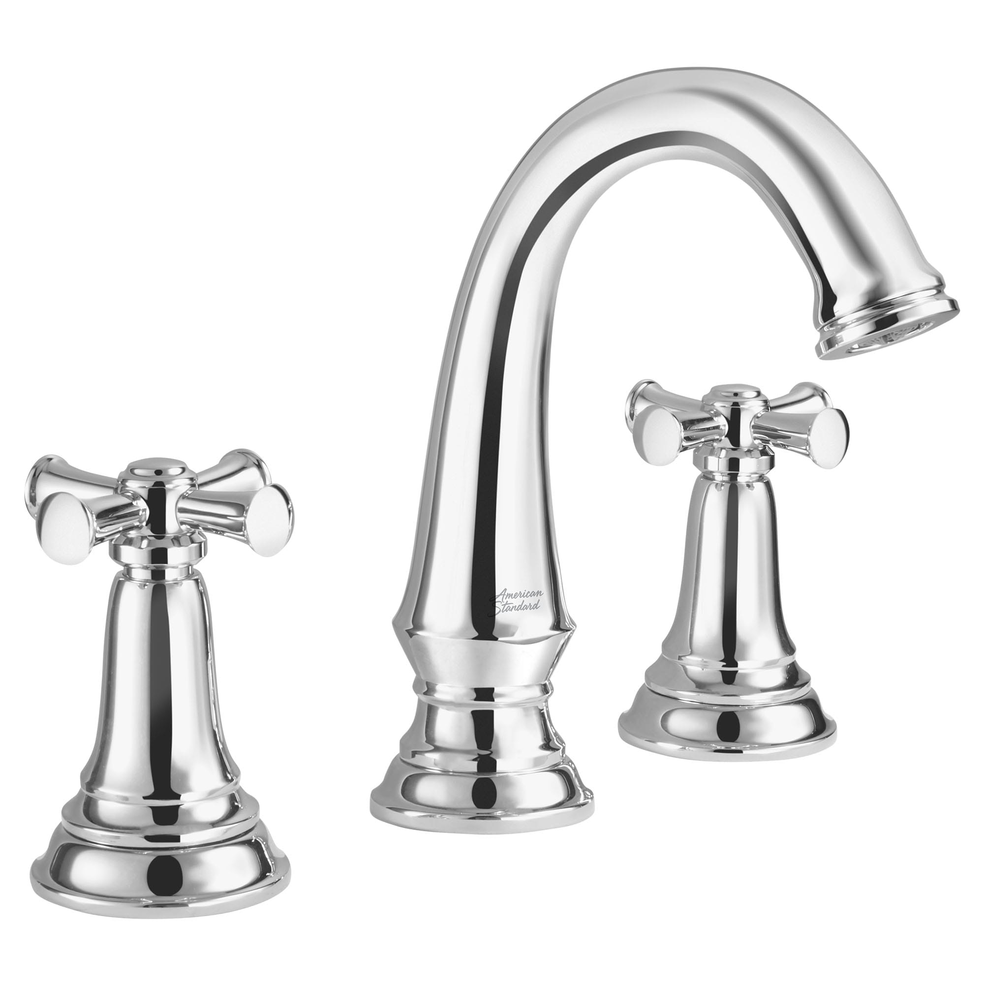 Delancey 8 Inch Widespread 2 Handle Bathroom Faucet 12 gpm 45 L min With Cross Handles CHROME